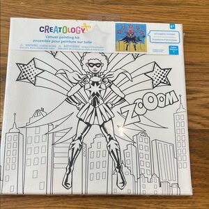 Creatology Canvas Painting Kit with Superhero Design